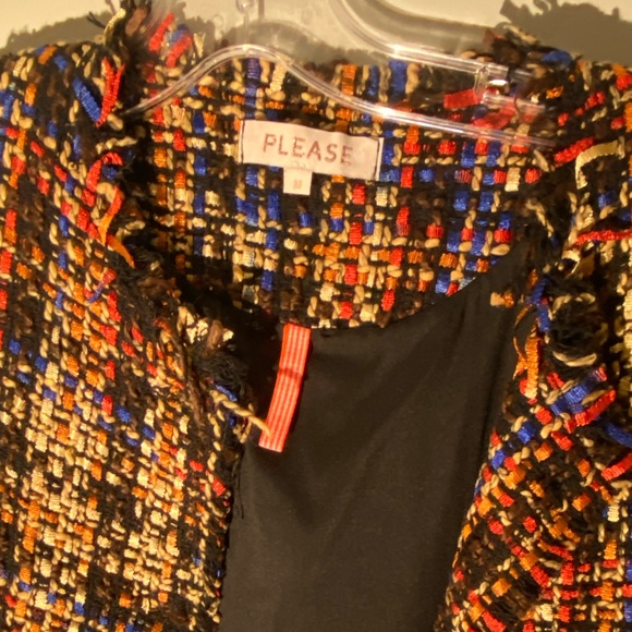 PLEASE- tweed blazer - Picture 2 of 4